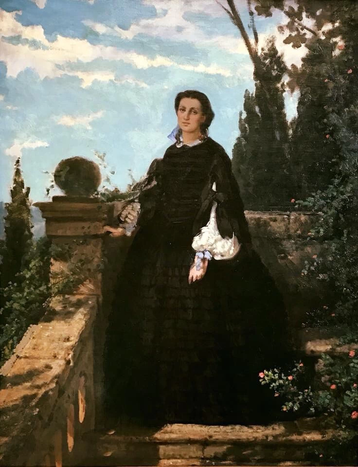 Stefano - ritratto di Linda Ussi, Gallerie degli Uffizi, Galleria d’arte moderna, Firenze